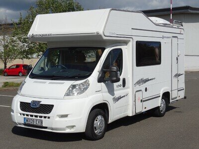 2009 PEUGEOT 2.2 DIESEL ELDDIS AUTOQUEST 130 MOTORHOME 4 BERTH 4 BELT 3500KG