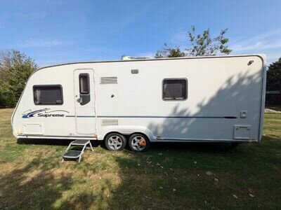 2008 4 Berth Caravan Ace Supreme twinstar double axle island fixed bed 2008 4 Berth Caravan Ace Supreme twinstar double axle island fixed bed