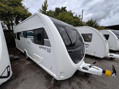 SWIFT SPRITE GRANDE 4 SB 2023 MODEL 4 BERTH FIXED ISLAND BED TOURING CARAVAN