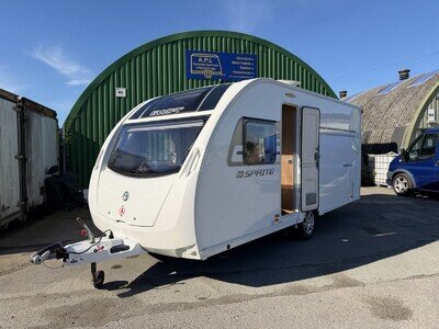 Swift Sprite Alpine 4 2014 4 Berth Fixed Bed Lightweight Touring Caravan