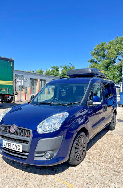Fiat Doblo mini Camper 2012 Navy