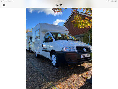 2007 Fiat Scudo New Venture Rio Compact Motorhome Less Than 30,000 Miles