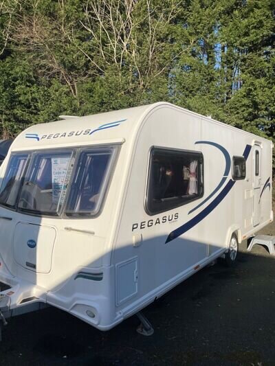 Bailey Pegasus Milan 2012, 4 Berth Side Dinette, INCLUDES MOTOR MOVER Bailey Pegasus Milan 2012, 4 Berth Side Dinette, INCLUDES MOTOR MOVER