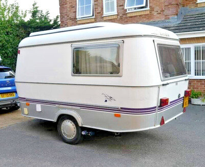 Eriba Pan large bed, motor mover, blown air heater etc. Added inside pictures Eriba Pan large bed, motor mover, blown air heater etc. Added inside pictures