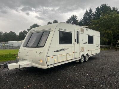 Elddis crusader supercyclone twin axle with dual motor movers, fixed beds Elddis crusader supercyclone twin axle with dual motor movers, fixed beds