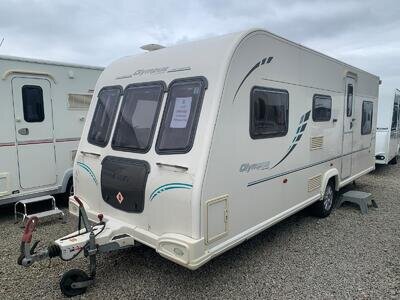 BAILEY OLYMPUS 546 - 6 BERTH CARAVAN WITH FIXED TRIPLE BUNK BEDS BAILEY OLYMPUS 546 - 6 BERTH CARAVAN WITH FIXED TRIPLE BUNK BEDS