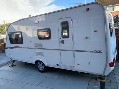 Abbey Vogue 520 4 Berth Caravan With Awnings. Abbey Vogue 520 4 Berth Caravan With Awnings.