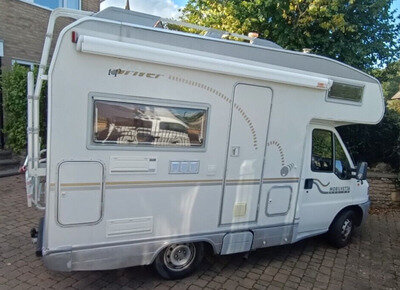 Fiat Ducato mobilvetta driver design 4 berth fixed bed