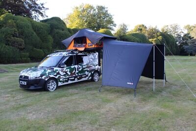 fiat doblo camper, Tentbox, day van, fishing van