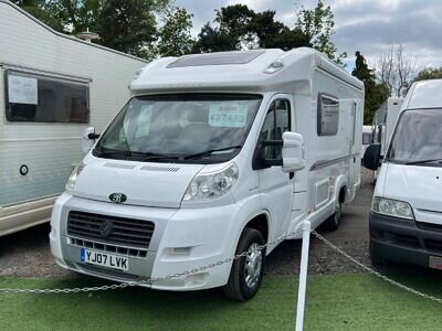 Bessacarr E530 2007 2 Berth Manual Low Profile Fiat Ducato Motorhome End Kitchen