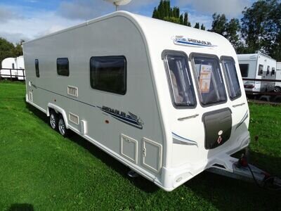 Bailey Pegasus 624 2010 Twin Axle Touring Caravan with Fixed Bed & End Washroom Bailey Pegasus 624 2010 Twin Axle Touring Caravan with Fixed Bed & End Washroom