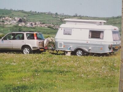 Used Eriba Touring GT 2 berth caravan with two awnings included and remote mover Used Eriba Touring GT 2 berth caravan with two awnings included and remote mover
