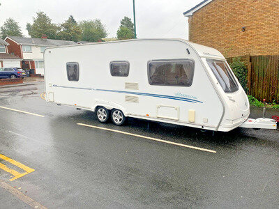 TWIN WHEEL FIXED BED CARAVAN STERLING EUROPA 620 .... 2007 ...END BATHROOM TWIN WHEEL FIXED BED CARAVAN STERLING EUROPA 620 .... 2007 ...END BATHROOM