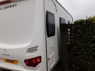 Lunar SI, Clubman 4 berth caravan, Fixed island bed, superb condition, 2012. Lunar SI, Clubman 4 berth caravan, Fixed island bed, superb condition, 2012.
