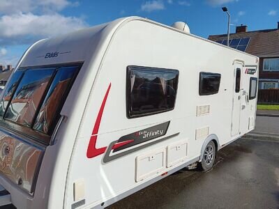 ELDDIS AFFINITY 530 CARAVAN 3 BERTH WITH MOTOR MOVER AND AUTO SATELLITE DISH ELDDIS AFFINITY 530 CARAVAN 3 BERTH WITH MOTOR MOVER AND AUTO SATELLITE DISH