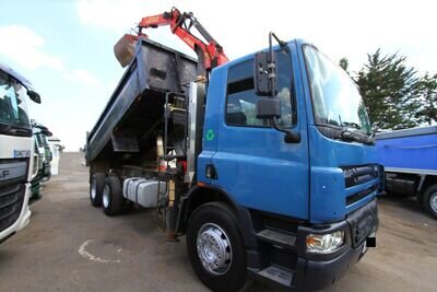 2006 DAF CF 6X4 TIPPER GRAB WITH PALGINGER CRANE 8X4 DAF TIPPER SCANIA VOLVO 2006 DAF CF 6X4 TIPPER GRAB WITH PALGINGER CRANE 8X4 DAF TIPPER SCANIA VOLVO