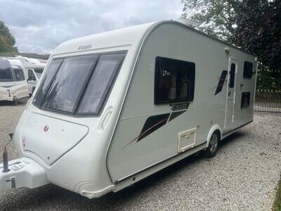 Elddis Avante 554 Caravan 2011 4 berth with fixed bunk beds + motor movers Elddis Avante 554 Caravan 2011 4 berth with fixed bunk beds + motor movers