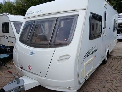2009 Lunar Quasar 534 Fixed rear double bed, 4 berth caravan, single axle+alloys 2009 Lunar Quasar 534 Fixed rear double bed, 4 berth caravan, single axle+alloys