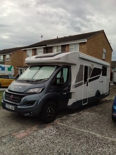 motorhomes roller team t-line 740 2021 4 Berth Island Bed
