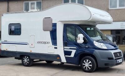 Swift Escape 622 Coachbuilt 4 Berth Motorhome 4 Belts -Rear Lounge Model *Solar*