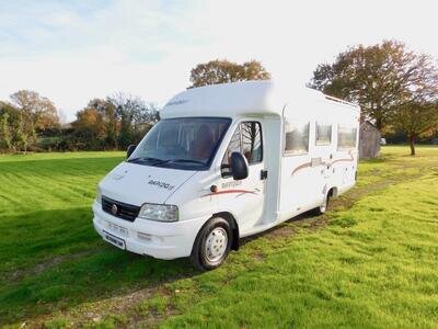 RAPIDO 786F Fiat 2.8 Jtd 4 Berth with Fixed Rear French DOUBLE BED for Sale