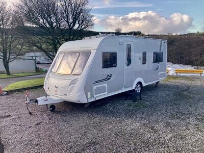 2008 Swift Conqueror 540 - 4 Berth Caravan With Fixed Rear Bed & Motor Mover 2008 Swift Conqueror 540 - 4 Berth Caravan With Fixed Rear Bed & Motor Mover
