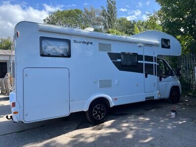 6 berth motorhome with garage Fiat 2.3 sunlight A70