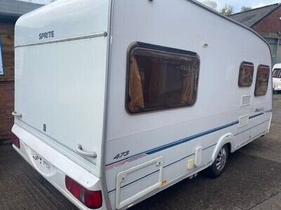 Sprite Firebrand 4 Berth Caravan with a Fixed bed Sprite Firebrand 4 Berth Caravan with a Fixed bed