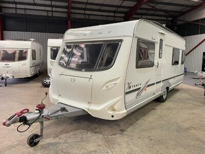 Geist Xklusiv XK565 - 4 Berth Fixed Single Bed Caravan With Awning Geist Xklusiv XK565 - 4 Berth Fixed Single Bed Caravan With Awning