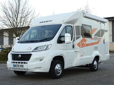 2020 FIAT 2.3 DIESEL SWIFT EDGE 412 MOTORHOME 2 BERTH ONLY 17K MILES EURO 6 ULEZ
