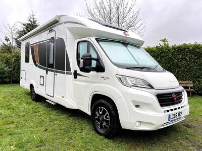 2018 Fiat Ducato Burstner Lyseo Harmony 734 Diesel Manual White Motorhome