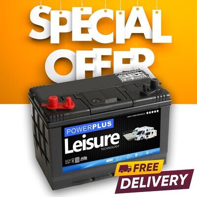 XD27 Leisure Battery 12 volt 105 ah For Caravan Motorhome Campervan & More
