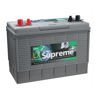 LUCAS TWIN POST 12V 105AH DEEP CYCLE LEISURE BATTERY MOTORHOME/CARAVAN (LX31)