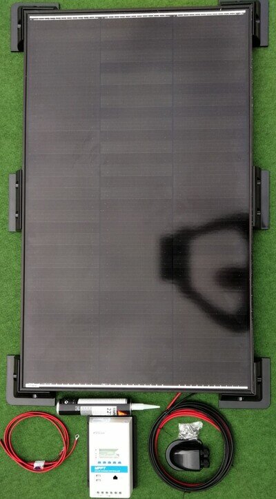 150 WATT MPPT MOTORHOME CAMPER CARAVAN FULL SOLAR PANEL KIT 150wEpsolar TRIRON