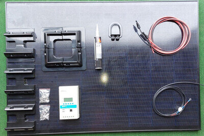 250w MPPT SOLAR PANEL KIT MOTORHOME CAMPER Epever Triron LCD display 250 watt