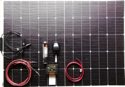 250 WATT MPPT SOLAR PANEL KIT flexi MOTORHOME T4 T5 T6 VW T25 CAMPER 20A 250w