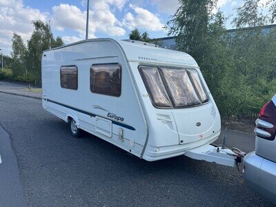 2005 4 Berth Sterling Europa 520 Single axle light weight Touring Caravan L@@K 2005 4 Berth Sterling Europa 520 Single axle light weight Touring Caravan L@@K
