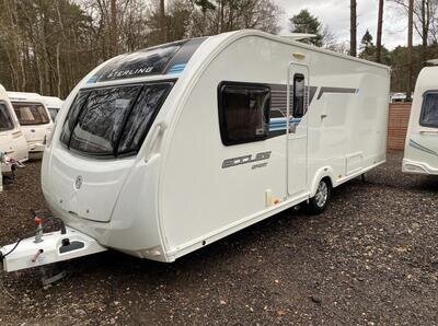 STERLING ECCLES SPORT 584 - ISLAND BED - 4 BERTH - MOVER & AWNING - BARGAIN STERLING ECCLES SPORT 584 - ISLAND BED - 4 BERTH - MOVER & AWNING - BARGAIN