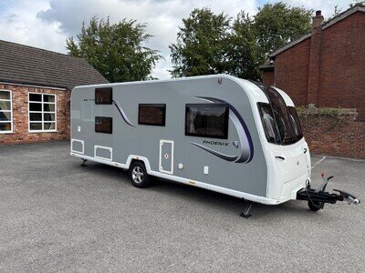 Bailey Phoenix 650+ 2022 CARAVAN 5 Berth fixed bunk beds