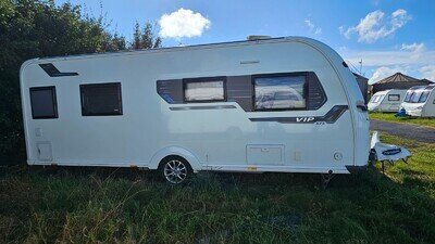 2019 Coachman Vip 575 4 Berth Caravan F S H End Washroom Roof Extractor