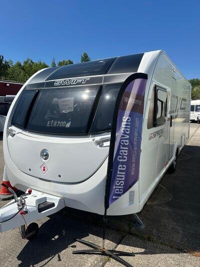 SWIFT SUPER SPRITE MAJOR 4SB, 2021 MODEL, 4 BERTH, FIXED TRANS ISLAND BED !!!