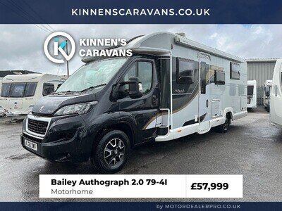 2020 Bailey Autograph 2.0 79-4I – 4 Berth | MTPLM 3850KG Motorhome