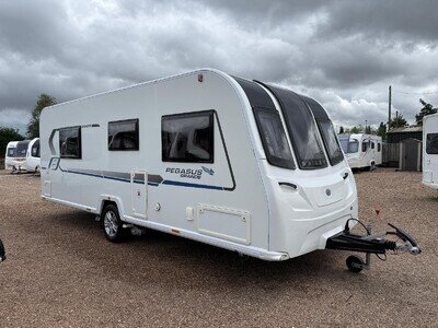 2020 BAILEY PEGASUS GRANDE BRINDISI - 4 BERTH FIXED ISLAND BED TOURING CARAVAN