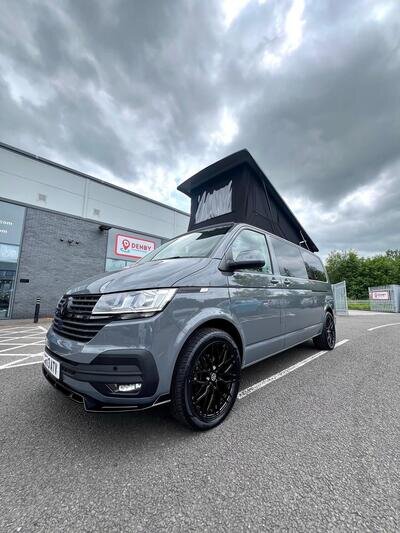 2023 VW Transporter T6.1 Highline 150 DSG LWB Pure Grey *RIB BED* - STOCK A1439