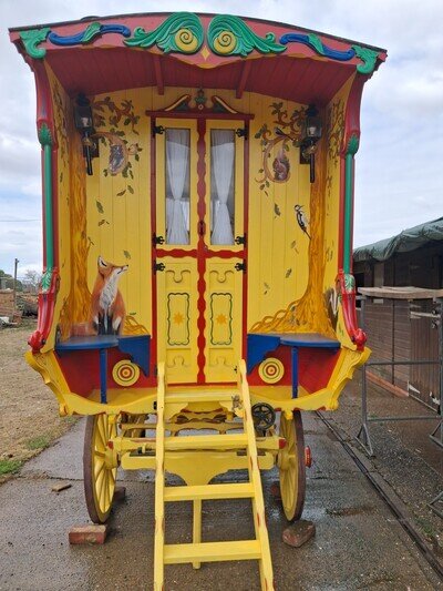 Gorgeous Gypsy Romany Glamping Caravan