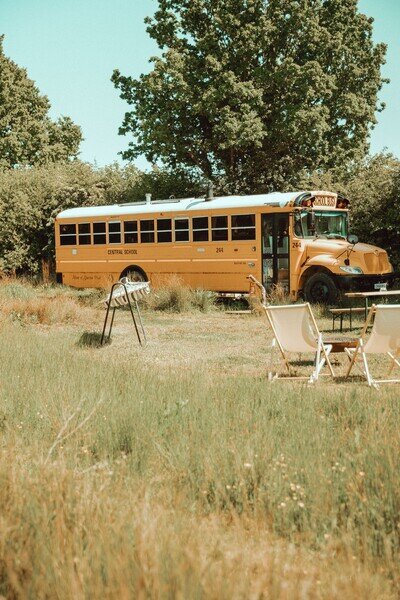 Luxe Off-Grid American School Bus Conversion (tiny home) Motorhome