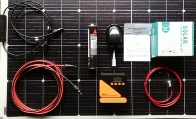 250 WATT MPPT SOLAR PANEL KIT flexi MOTORHOME T4 T5 T6 VW T25 CAMPER 20A 250w