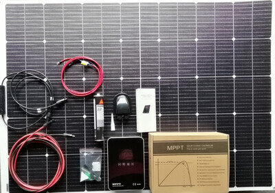 250 WATT MPPT SOLAR PANEL KIT flexi MOTORHOME T4 T5 T6 VW T25 CAMPER 60A 250w
