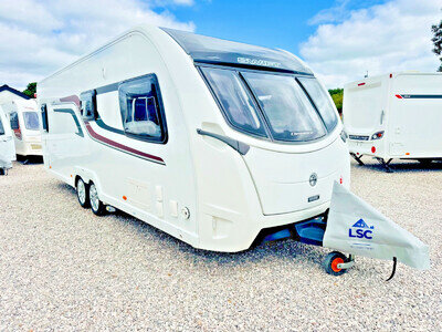 2015 Swift elegance 630 Twin axle 4 berth luxury touring caravan / Alde heating