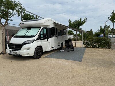 Benimar Mileo 294, Automatic 4 berth garage island bed AC, complete package.